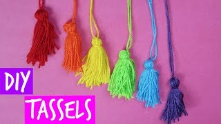 HOW TO MAKE TASSELS! DIY Fast \u0026 Easy Tassels