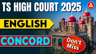 TS High Court English Classes | Concord English Grammar in Telugu | Telangana High Court English