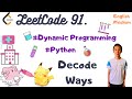 LeetCode 91. Decode Ways  |  python