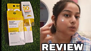 Garnier Invisible Serum Sunscreen Spf50 | Garnier new sunscreen | garnier Vitamin C sunscreen Review