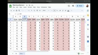 Reverse Scoring in Sheets/Excel