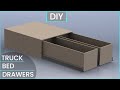 How To Build Large Truck Bed Storage Drawers | DIY