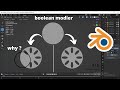 boolean modifier problem which beginners might face in blender | #blender3d #blendertutorial