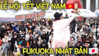 Người NHẬT (SKY) hát nhạc Sơn Tùng tại lễ hội tết Việt Nam.Fukuoka Nhật Bản.Vietnam festival