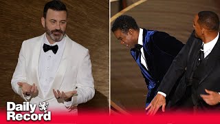 Oscars: Jimmy Kimmel addresses Will Smith slap and makes Irish joke in opening monologue