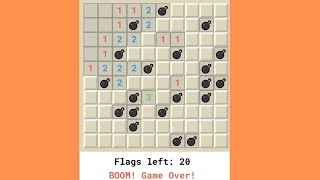 How To CREATE MINESWEEPER GAME USING | HTML and CSS for beginners project #5