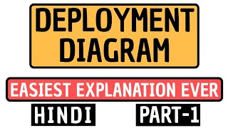 Deployment Diagram Part-1 Explained in Hindi l UML Diagram l Software Modeling and Designing Course