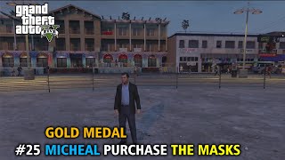 MICHEAL PURCHASING MASKS AND SUITS MISSION .GTA 5 GAME PLAY SERIES #25. CRAZY MISSION .