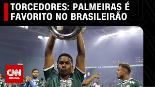 Torcedores apontam Palmeiras como favorito no Brasileirão | CNN NOVO DIA