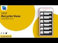 RecyclerView - Android Studio Tutorial 2020