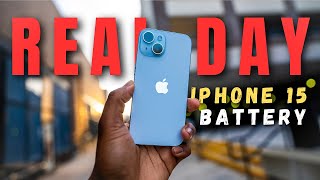 IPHONE 15 // A PRODUCTIVE DAY IN THE LIFE [BATTERY TEST 2023]