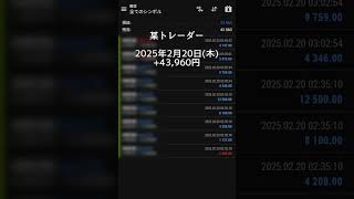 【FX収支】2025年2月20日(木)｜ドル円、約2カ月半ぶりの安値