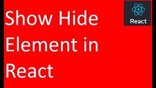 Show Hide element in React