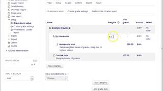 Basics of Setting up a Gradebook in Moodle 3