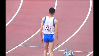 2017 日本陸上競技選手権  男子 Men's 400m 予選2組 Heat 2