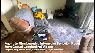 Agent-to-Sim: Learning Interactive Behavior Model from Casual Longitudinal Videos