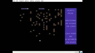 Centipede Emulator for the Commodore 64