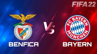 🔴LIVE FIFA 22 MATCH EN DIRECT BAYERN VS BENFICA CHAMPIONS LEAGUE🔴