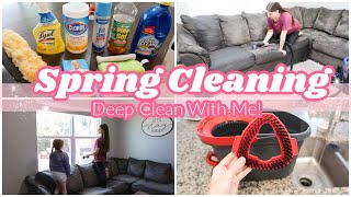 2024 SPRING CLEAN WITH ME | HOW TO DEEP CLEAN FASTER & EASIER!