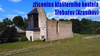 Zřícenina klášterního kostela Třebařov   Krasíkov