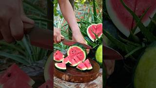 Fresh cutting ripe watermelon #like #reels #shorts #asmr #top #viralvideo