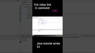 comments in java #java #javatamil #tutorial