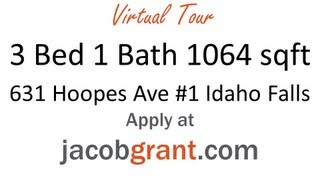 631 Hoopes Avenue #1, Apartment for Rent, Idaho Falls by Jacob Grant Property Management