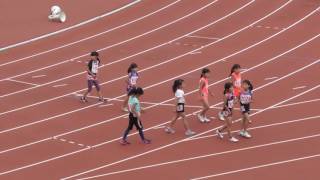 小3女子100m決勝1組_第27回川崎静一郎記念陸上20160922