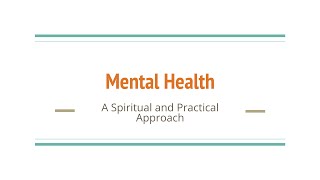 5th Sunday - Mental Health
