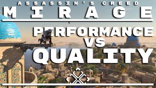 Quality Mode Vs High Framerate Mode In Assassin's Creed: Mirage