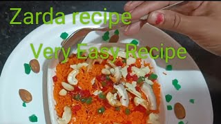 #Zarda Sweet Rice | 10 मिनिट में खिला खिला जर्दा चावल बनाए।