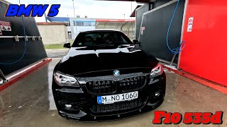 BMW F10 535d SOUND AND ACCELERATION 100-200KM/H