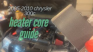 2005-2010 Chrysler 300c heater core replacement guide