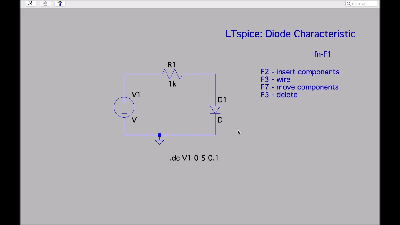 Analysis Of A Simple Resistor Diode Circuit Using LT Spice ...