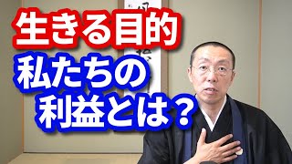 生きる目的―私たちの利益（りやく）とは？　ショート法話(202)