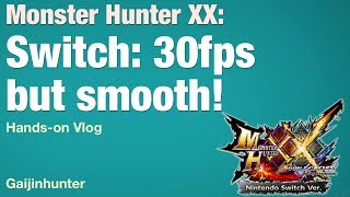 Monster Hunter XX: Switch 30fps but smooth!