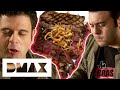 Adam Struggles To Tackle This Enormous 5.5 LB Stake Challenge | Man V Food
