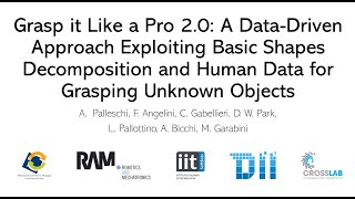 Grasp It Like a Pro 2.0: A Data-Driven Approach Exploiting Basic Shape Decomposition and Human Data