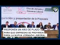 Proponen un año de plazo para que empresas se preparen para la nueva jornada laboral