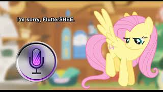 Fluttershy and Siri have a Conversation