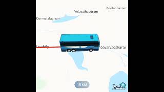 Shenkottai to Surandai govt bus route #tnstc #senkottai #surandai #governmentbus #map #shorts