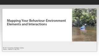 Behaviour and Environment: Module 1.2 Activity