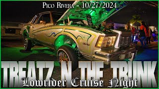 Treatz N The Trunk Lowrider Cruise Night 10/27/2024 Alaniz Beatz