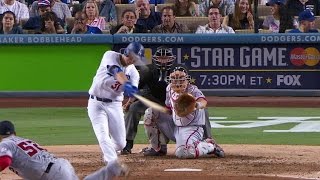 WSH@LAD: Pederson launches a solo homer to right