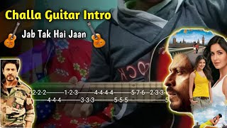 Challa - jab tak hai jaan- intro Guitar Lesson in Hindi for beginners By Debarshi Raj Pal