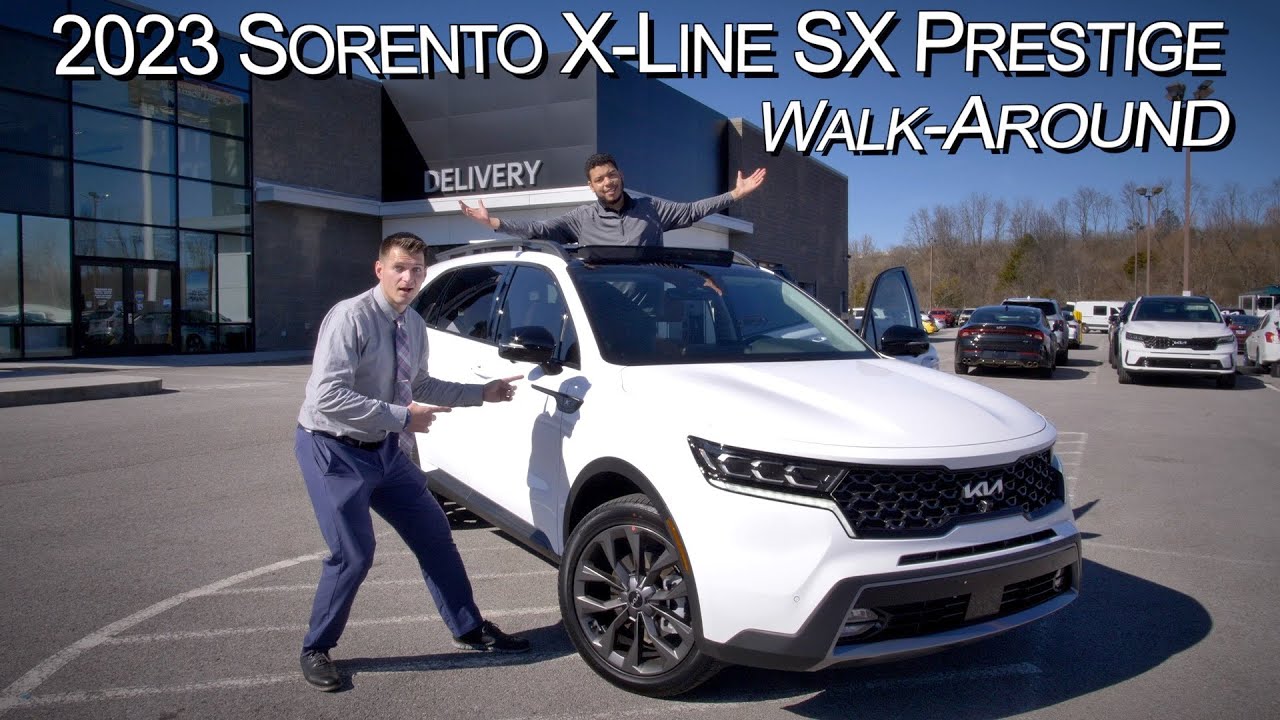 2023 Kia Sorento X-Line SX Prestige Walk Around From Parkside Kia - YouTube