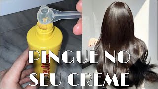 CREME DE PENTEAR CARO PERDE PARA ESSA MISTURA, O CABELO FICA MOLINHO