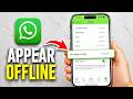 How to APPEAR Offline on WhatsApp | How to HIDE Online Status on WhatsApp