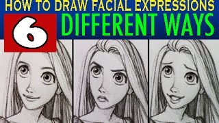 How to Draw Facial Expressions: 6 Different Ways