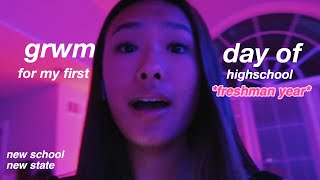GRWM for my first day of highschool | freshman year